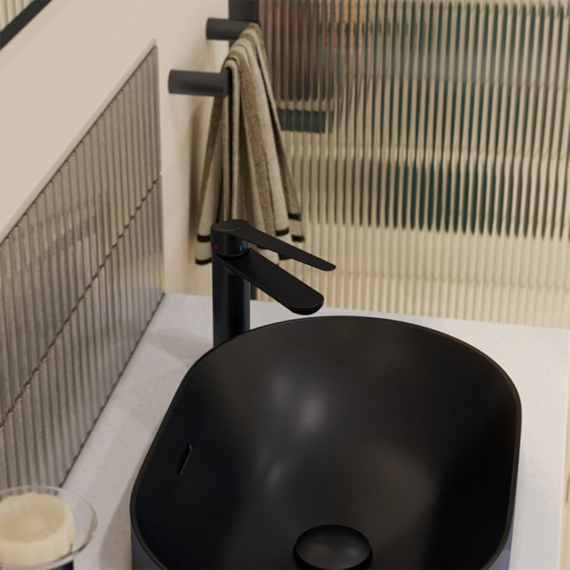 Fienza Empire Care Lead Free Brass Short Basin Mixer Tap Cold Start Variant Colour Available