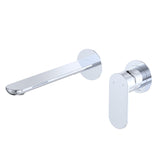 Fienza Empire Slim 160/200mm Outlet Basin/Bath Wall Mixer Set Round Plates Variant Colour Available