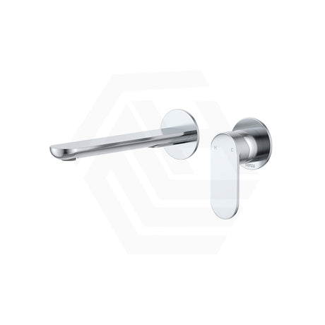 Fienza Empire Slim 160/200mm Outlet Basin/Bath Wall Mixer Set Round Plates Variant Colour Available