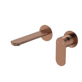Fienza Empire Slim 160/200mm Outlet Basin/Bath Wall Mixer Set Round Plates Variant Colour Available