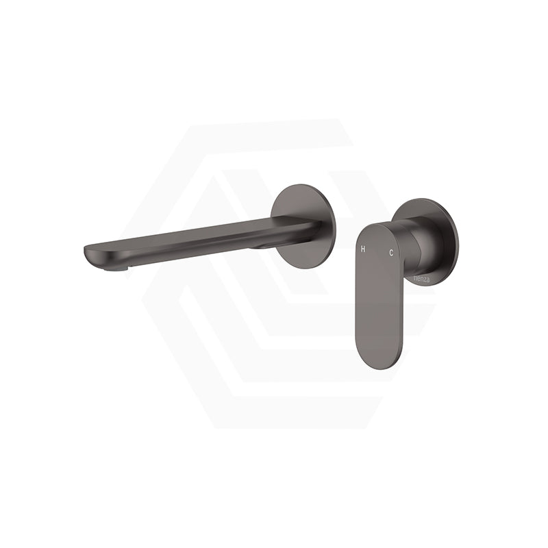 Fienza Empire Slim 160/200mm Outlet Basin/Bath Wall Mixer Set Round Plates Variant Colour Available