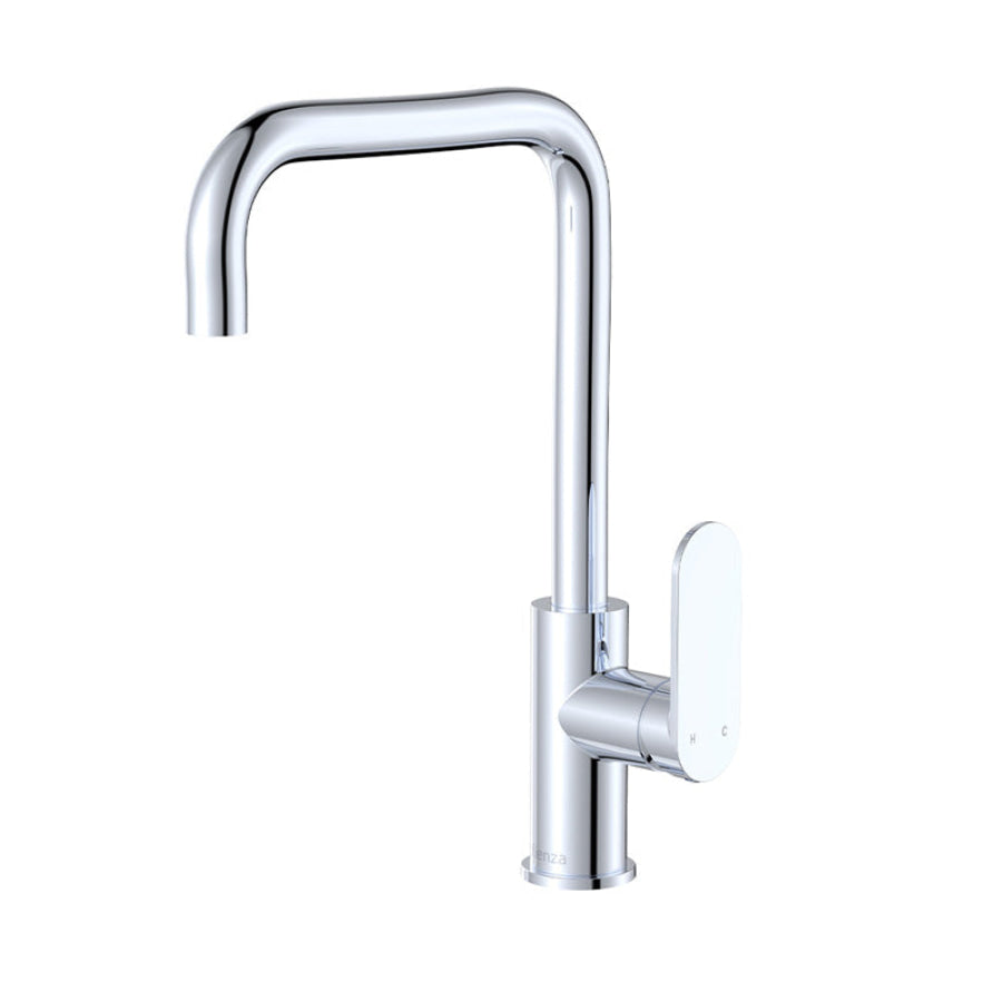 Fienza Empire Slim Swivel Kitchen Sink Mixer Tap Stainless Steel 5 Colours Available