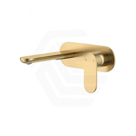 Fienza Empire Slim 160/200mm Outlet Basin/Bath Wall Mixer Set Oval Plate Variant Colour Available