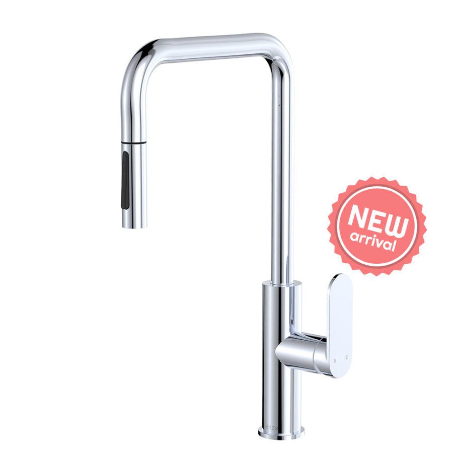 Fienza Empire Slim Swivel Pull Out Kitchen Sink Mixer Tap 5 Colours Available