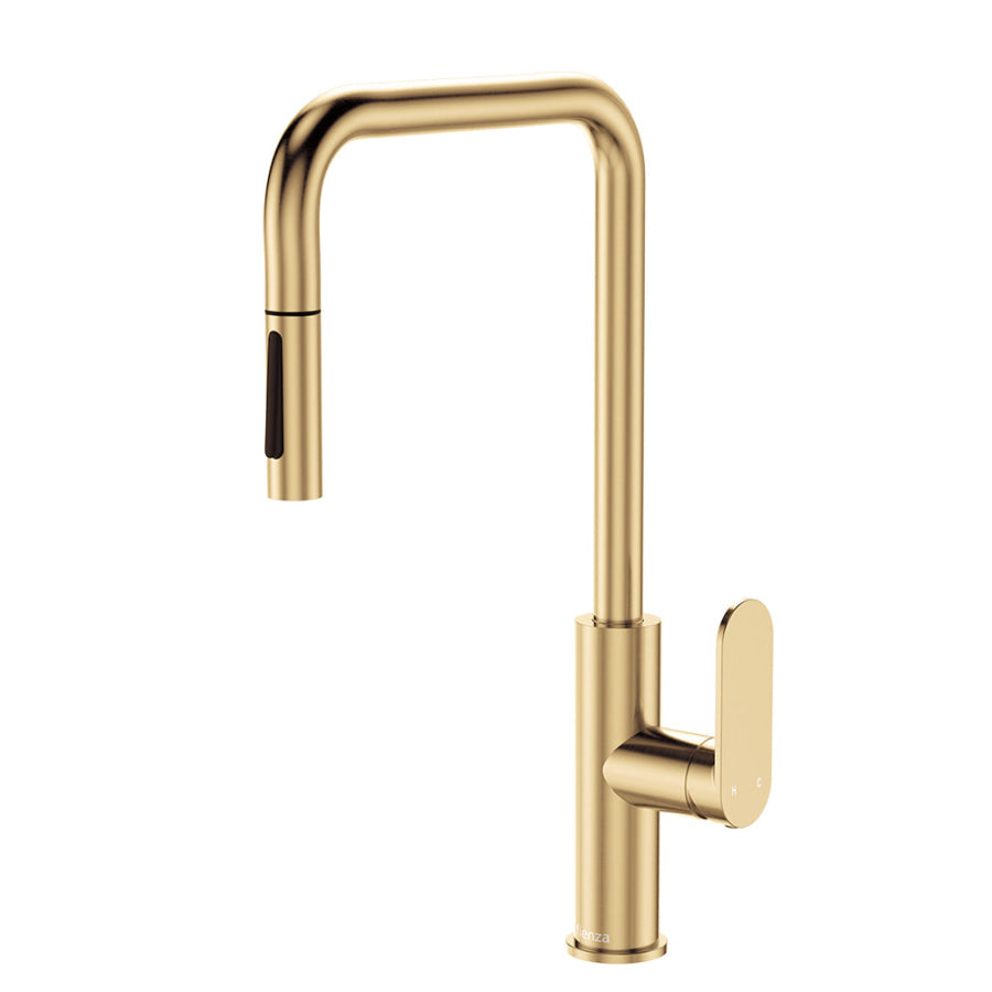 Fienza Empire Slim Swivel Pull Out Kitchen Sink Mixer Tap 5 Colours Available