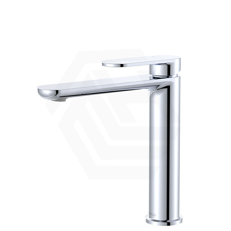 Fienza Empire Slim Lead Free Brass Medium Basin Mixer Tap Cold Start Variant Colour Available
