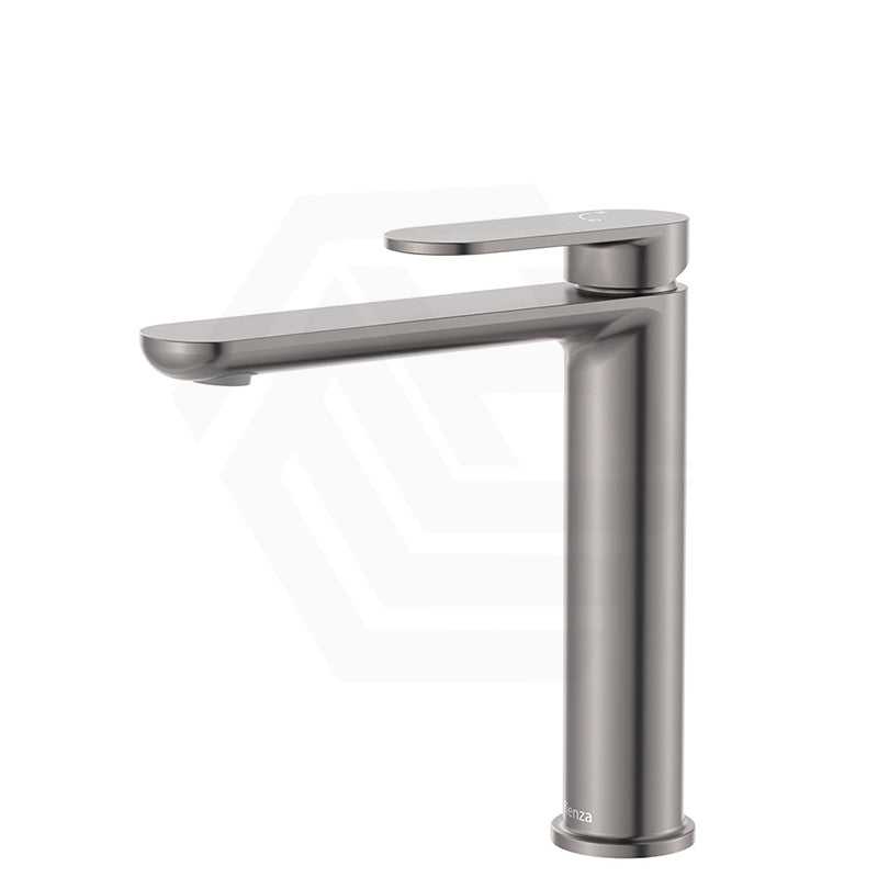 Fienza Empire Slim Lead Free Brass Medium Basin Mixer Tap Cold Start Variant Colour Available