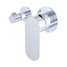 Fienza Empire Slim Horizontal Wall Diverter Mixer with Small Round Plates Variant Colour Available