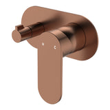 Fienza Empire Slim Horizontal Wall Diverter Mixer with Large Oval Plate Colors Available
