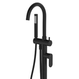 Fienza Empire Slim Floor Mounted Bath Mixer With Hand Shower Variant Colour Available