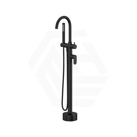 Fienza Empire Slim Floor Mounted Bath Mixer With Hand Shower Variant Colour Available
