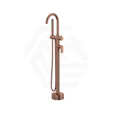 Fienza Empire Slim Floor Mounted Bath Mixer With Hand Shower Variant Colour Available