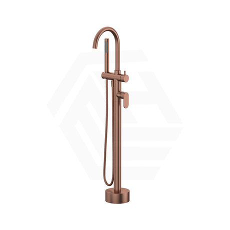 Fienza Empire Slim Floor Mounted Bath Mixer With Hand Shower Variant Colour Available