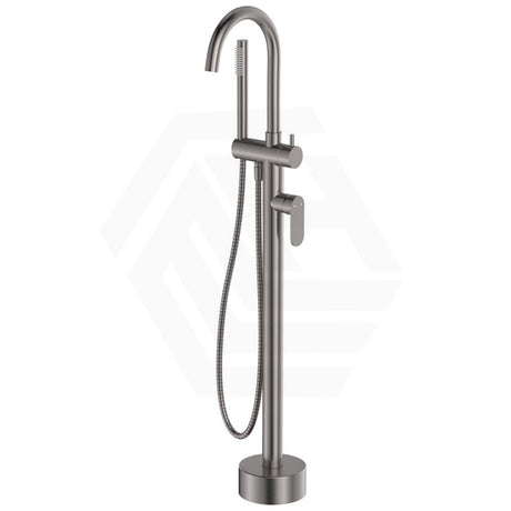 Fienza Empire Slim Floor Mounted Bath Mixer With Hand Shower Variant Colour Available