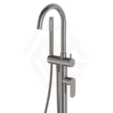 Fienza Empire Slim Floor Mounted Bath Mixer With Hand Shower Variant Colour Available