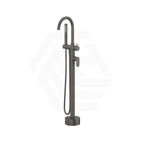 Fienza Empire Slim Floor Mounted Bath Mixer With Hand Shower Variant Colour Available