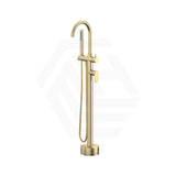 Fienza Empire Slim Floor Mounted Bath Mixer With Hand Shower Variant Colour Available