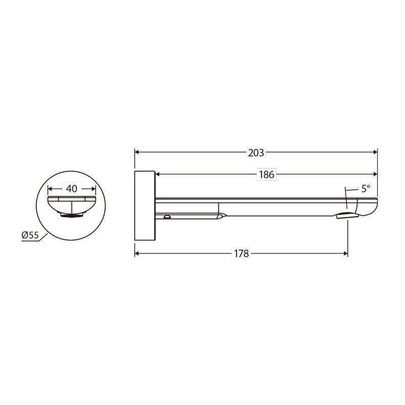 180/220mm Fienza Empire Slim Basin/Bath Outlet Round Plate Variant Colour Available