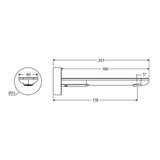 180/220mm Fienza Empire Slim Basin/Bath Outlet Round Plate Variant Colour Available