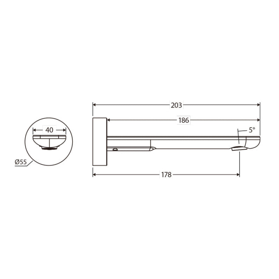 180/220mm Fienza Empire Slim Basin/Bath Outlet Round Plate Variant Colour Available