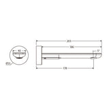 180/220mm Fienza Empire Slim Basin/Bath Outlet Round Plate Variant Colour Available