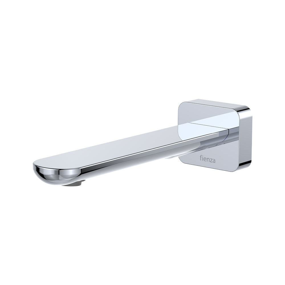 180/220mm Fienza Empire Slim Basin/Bath Outlet Chrome Square Plate 
