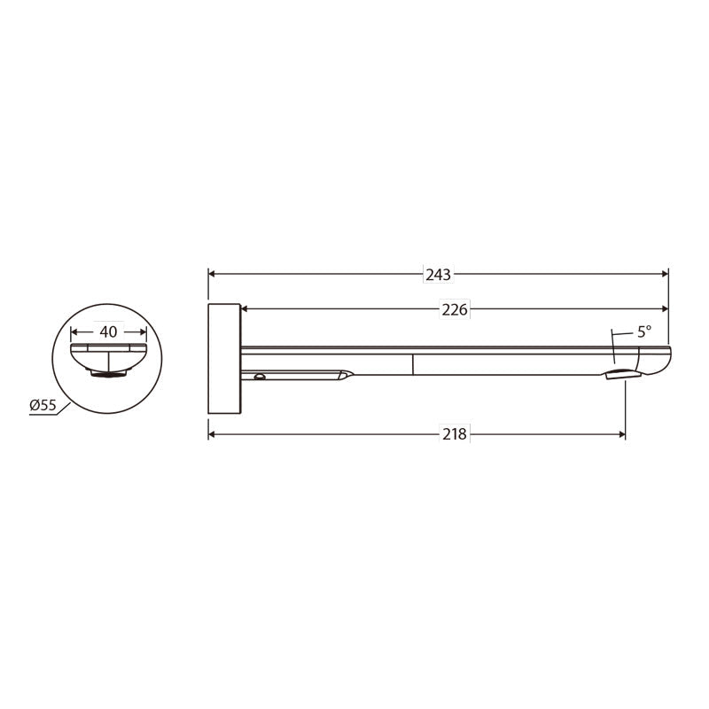 180/220mm Fienza Empire Slim Basin/Bath Outlet Round Plate Variant Colour Available