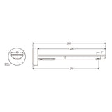 180/220mm Fienza Empire Slim Basin/Bath Outlet Round Plate Variant Colour Available