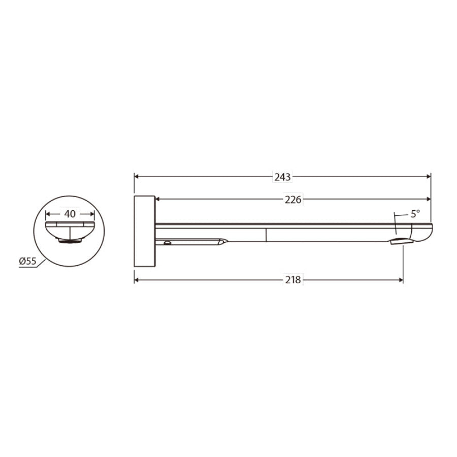 180/220mm Fienza Empire Slim Basin/Bath Outlet Round Plate Variant Colour Available