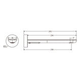 180/220mm Fienza Empire Slim Basin/Bath Outlet Round Plate Variant Colour Available