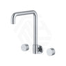 Fienza Kaya Squareline Wall Mounted Tap Set Swivel Outlet Variant Colour Available