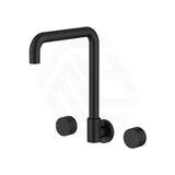 Fienza Kaya Squareline Wall Mounted Tap Set Swivel Outlet Variant Colour Available