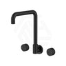 Fienza Kaya Squareline Wall Mounted Tap Set Swivel Outlet Variant Colour Available