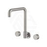 Fienza Kaya Squareline Wall Mounted Tap Set Swivel Outlet Variant Colour Available