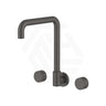 Fienza Kaya Squareline Wall Mounted Tap Set Swivel Outlet Variant Colour Available