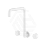 Fienza Kaya Squareline Wall Mounted Tap Set Swivel Outlet Variant Colour Available