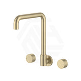 Fienza Kaya Squareline Wall Mounted Tap Set Swivel Outlet Variant Colour Available