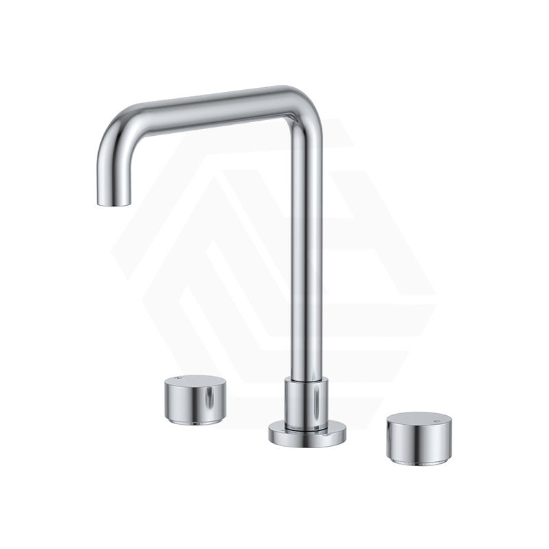 Fienza Kaya Squareline Hob Mounted Basin/Bath Tap Set Variant Colours Available