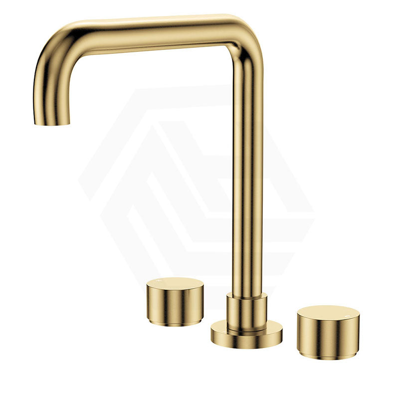 Fienza Kaya Squareline Hob Mounted Basin/Bath Tap Set Variant Colours Available
