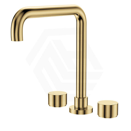 Fienza Kaya Squareline Hob Mounted Basin/Bath Tap Set Variant Colours Available