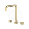 Fienza Kaya Squareline Hob Mounted Basin/Bath Tap Set Variant Colours Available