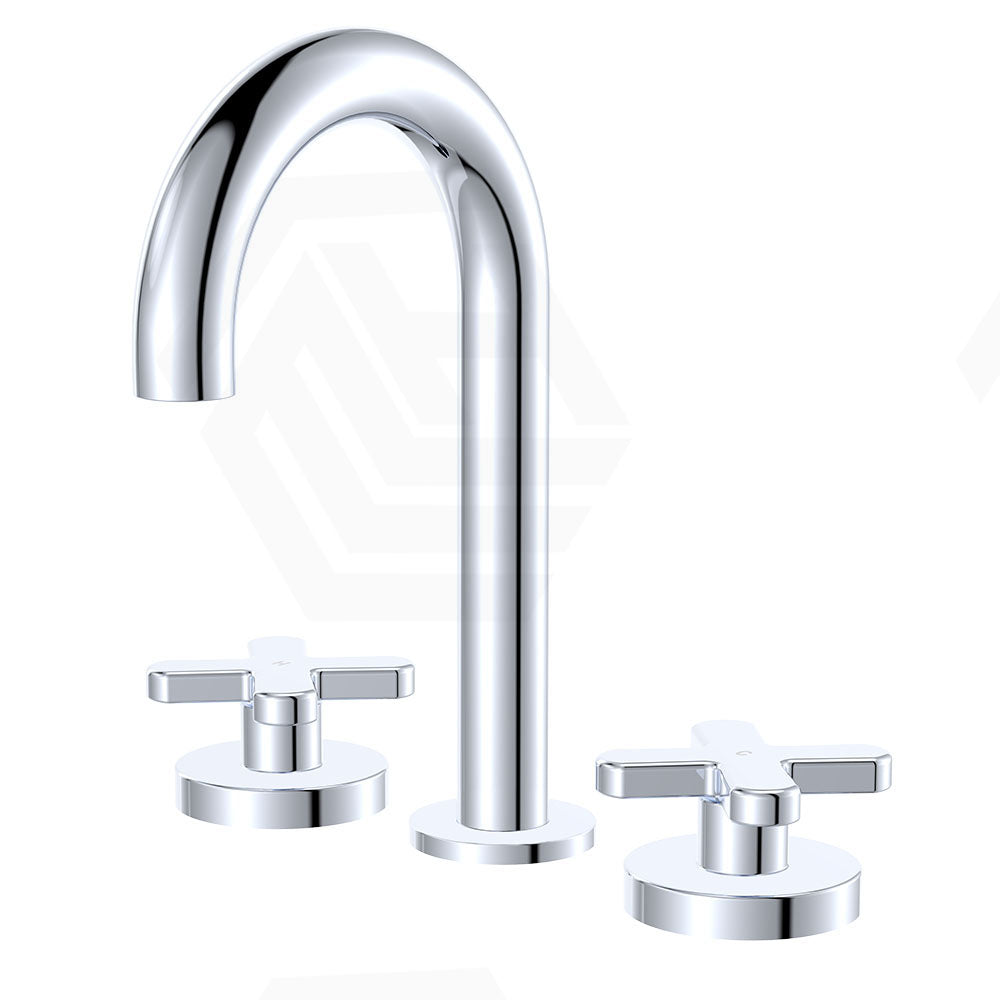 Fienza Kaya Hob Mounted Cross Tap Set Fixed Spout Variant Colours Available