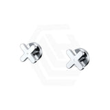 Fienza Kaya Cross Lead Free Brass Wall Top Assemblies Variant Colour Available