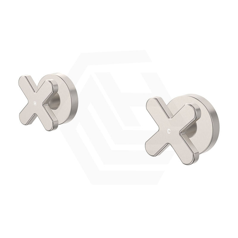 Fienza Kaya Cross Lead Free Brass Wall Top Assemblies Variant Colour Available