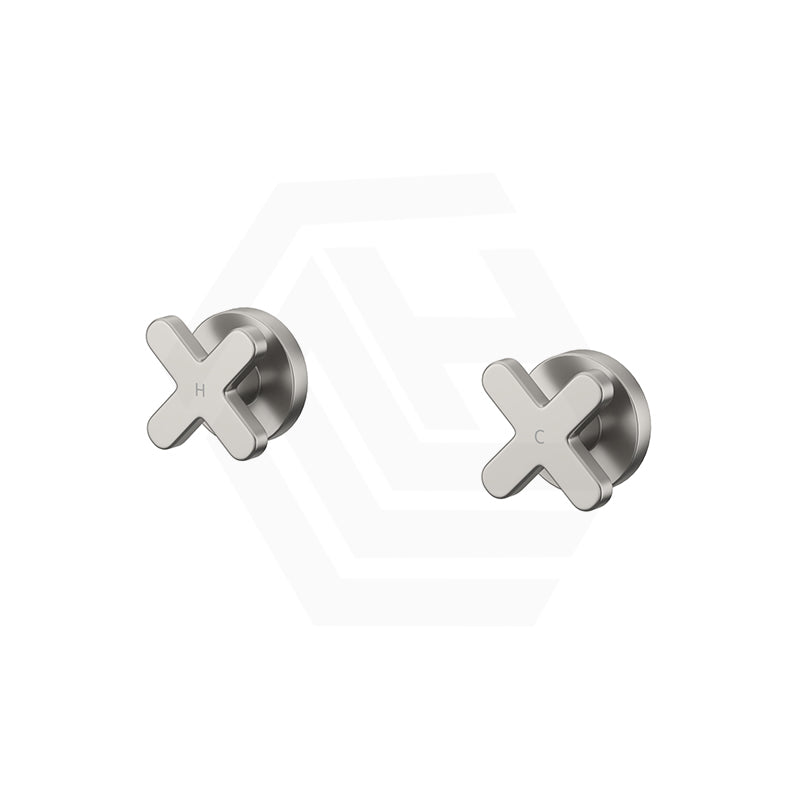 Fienza Kaya Cross Lead Free Brass Wall Top Assemblies Variant Colour Available