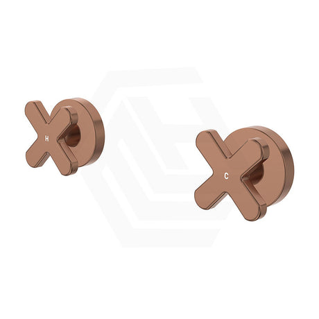 Fienza Kaya Cross Lead Free Brass Wall Top Assemblies Variant Colour Available