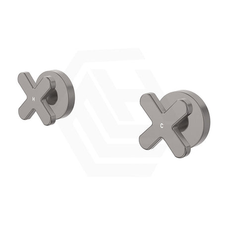 Fienza Kaya Cross Lead Free Brass Wall Top Assemblies Variant Colour Available