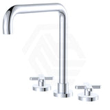 Fienza Kaya Squareline Hob Mounted Cross Tap Set Variant Colours Available