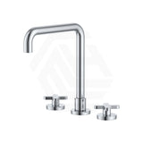 Fienza Kaya Squareline Hob Mounted Cross Tap Set Variant Colours Available