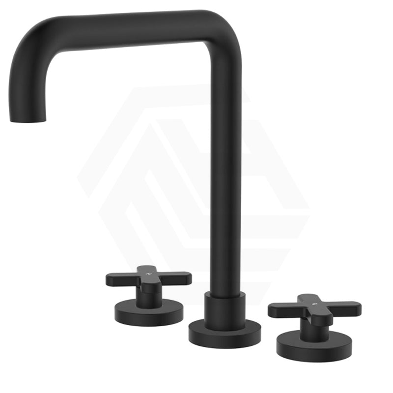 Fienza Kaya Squareline Hob Mounted Cross Tap Set Variant Colours Available